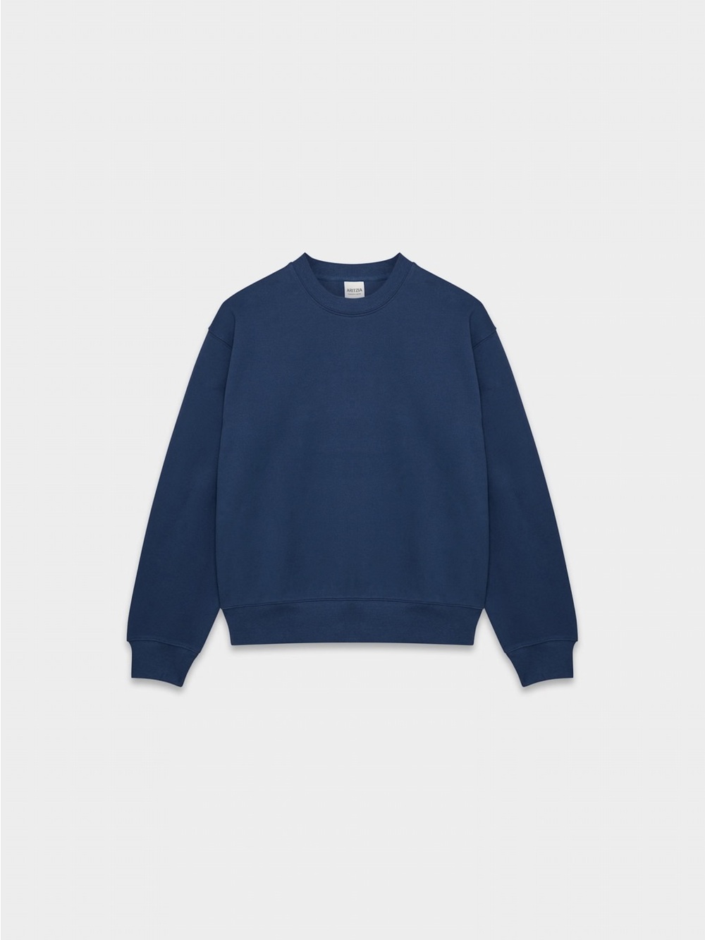 Aritzia Cozy Sweatfleece Perfect Crew Sweatshirt - Byron Blue, Large